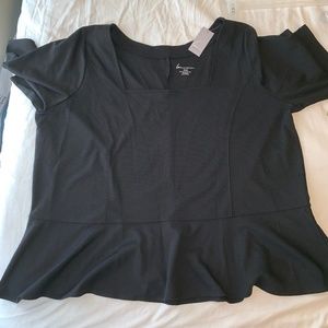 Black square neck size 26/28 Lane Bryant